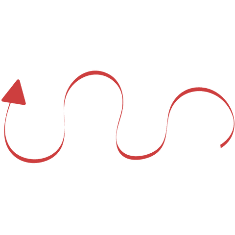 curvy red arrow vector on transparent background - Download Free Stock Videos Pikwizard.com