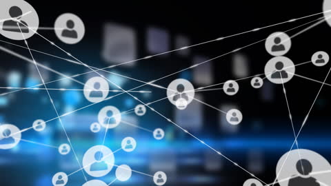 Futuristic Global Communication and Networking Concept