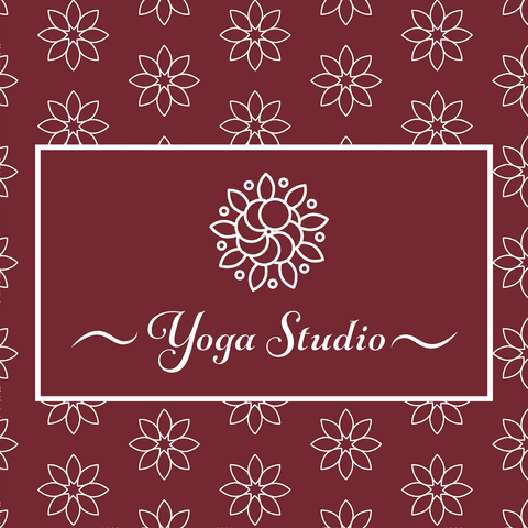Floral Yoga Studio Icon with Transparent Background - Download Free Stock Videos Pikwizard.com