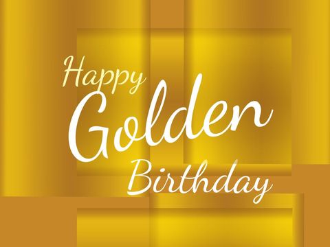 Elegant Golden Birthday Celebration Invitation Design - Download Free Stock Templates Pikwizard.com