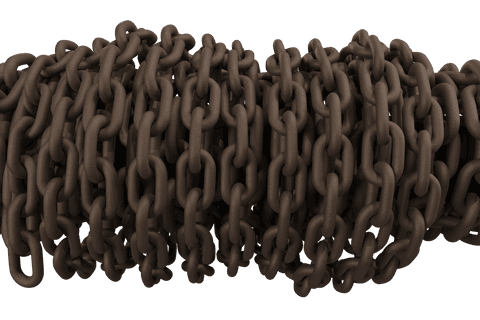 3d transparent rusty chain links close-up - Download Free Stock Videos Pikwizard.com