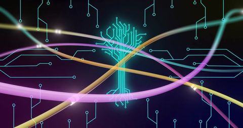 Digital Circuitry Networking Modern Computers - Download Free Stock Images Pikwizard.com