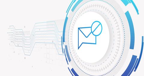 Futuristic Email Security Interface Concept - Download Free Stock Images Pikwizard.com