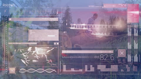 Digital Farming Interface with Animal Monitoring Data