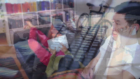 Global Data Processing Overlay on Man Using Smartphone