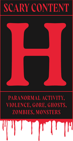 scary content sign with red h on transparent background - Download Free Stock Videos Pikwizard.com
