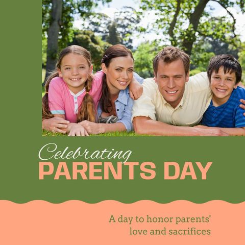 happy family enjoying parents day in outdoor park - Download Free Stock Templates Pikwizard.com