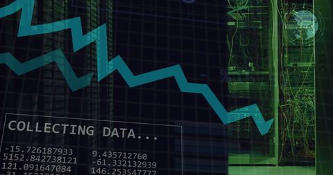 Digital Data Processing on Green Tech Servers - Download Free Stock Images Pikwizard.com