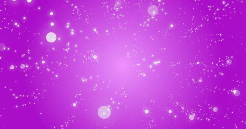 Glowing light spots on vibrant pink background