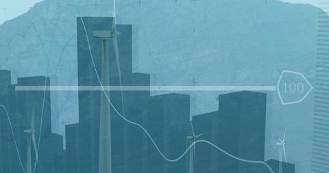 Renewable Energy Analysis with Wind Turbine and Graph Interface