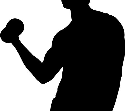 Midsection Focus: Transparent Dumbbell Workout Intensity