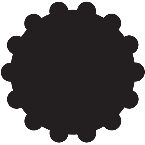 Abstract Black Circular Shape On Transparent Background - Download Free Stock Videos Pikwizard.com