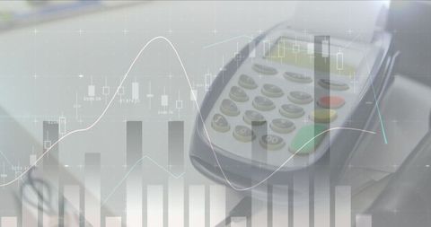 Financial Data and Payment Terminal Conceptual Composite - Download Free Stock Images Pikwizard.com