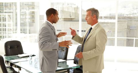 Boss Criticizing Employee in Modern Office - Download Free Stock Images Pikwizard.com