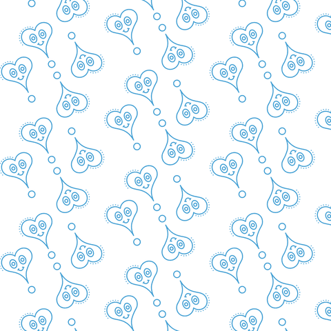 transparent blue heart pattern with happy smiles - Download Free Stock Videos Pikwizard.com