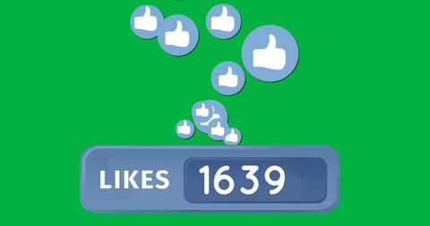 Social Media Engagement Growing with Like Icons - Download Free Stock Images Pikwizard.com