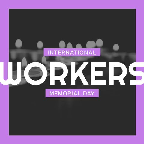 international workers memorial day candle tribute - Download Free Stock Templates Pikwizard.com