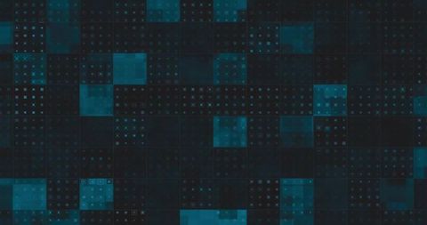 Futuristic Digital Data Processing with Flickering Squares - Download Free Stock Images Pikwizard.com