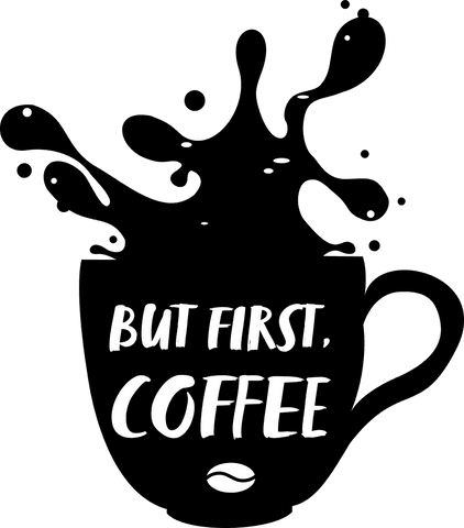 but first coffee text with coffee stains on transparent background - Download Free Stock Videos Pikwizard.com