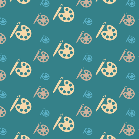 colorful painting palettes pattern on transparent background - Download Free Stock Videos Pikwizard.com