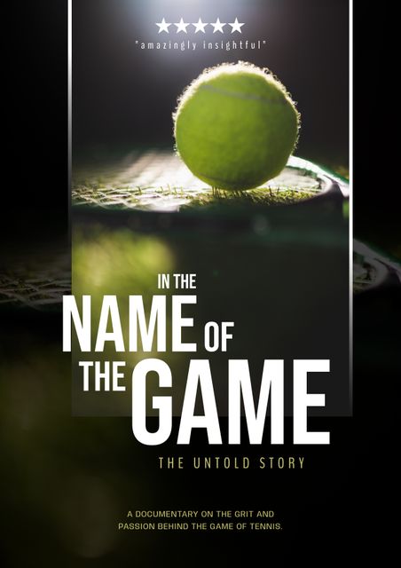 In the Name of the Game: The Untold Story of Tennis - Download Free Stock Templates Pikwizard.com