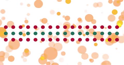 Vibrant Flow of Geometric Shapes in Abstract Design Video