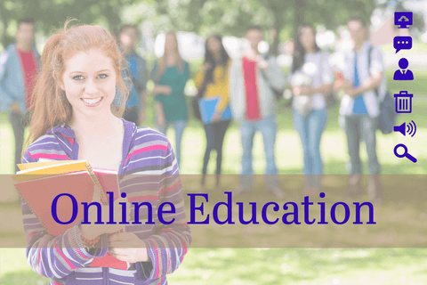 caucasian schoolgirl with online education text transparent design - Download Free Stock Videos Pikwizard.com