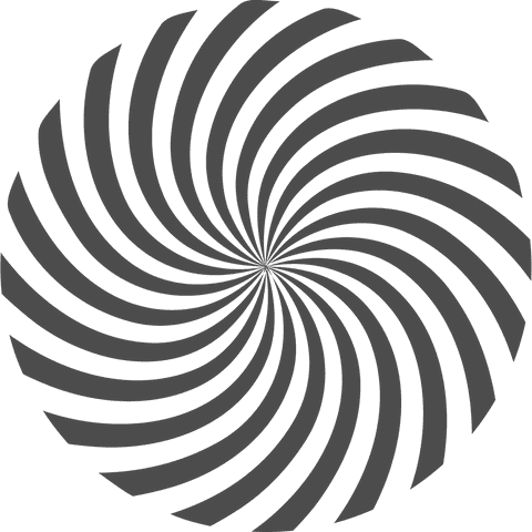 Black Spiral Circle on Transparent Background, Abstract Hypnosis Design - Download Free Stock Videos Pikwizard.com