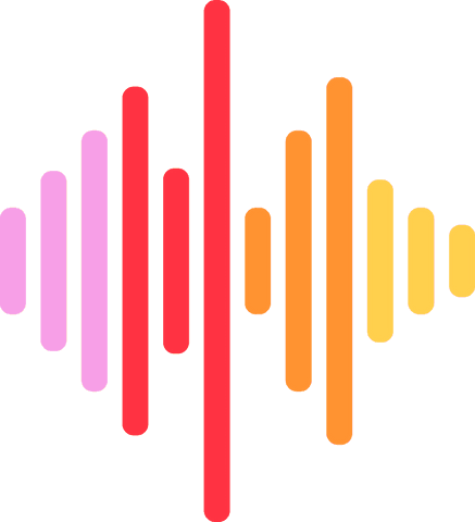 vibrant gradient audio waveform on transparent background - Download Free Stock Videos Pikwizard.com
