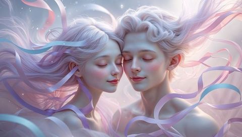 Ethereal Pastel Dream with Serenity and Tranquility