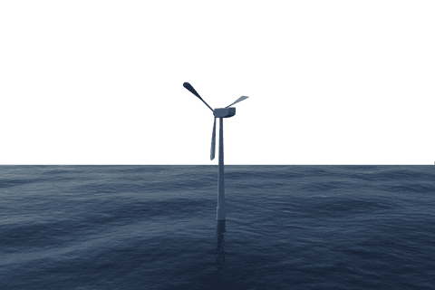transparent offshore wind turbine under dramatic sky - Download Free Stock Videos Pikwizard.com