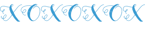 Blue XOXO Text on Transparent Background for Design Projects - Download Free Stock Videos Pikwizard.com