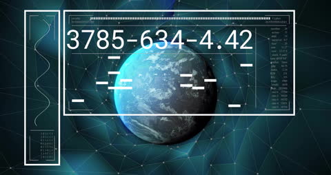 Digital Data Processing on Abstract Globe