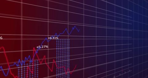 Digital Data Analytics Growth Trend with Graphs - Download Free Stock Images Pikwizard.com
