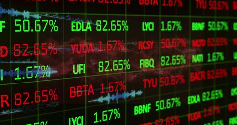 Dynamic Stock Market Display with Financial Data in Real-Time - Download Free Stock Images Pikwizard.com
