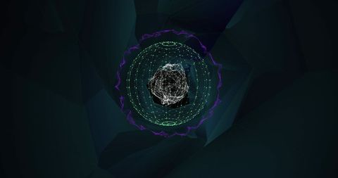Glowing Globe with Network Connectivity in Digital Abyss - Download Free Stock Images Pikwizard.com