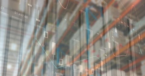 Financial Data Visualization and Logistics Connection Concept - Download Free Stock Images Pikwizard.com