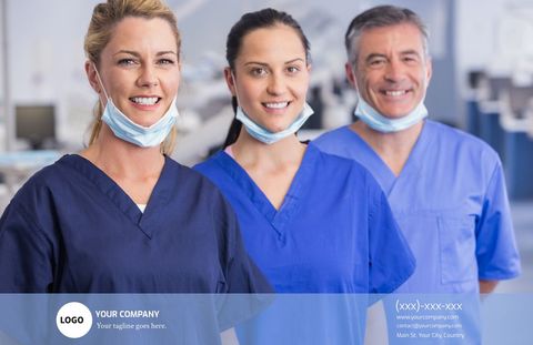 Smiling Medical Team Showcasing Trust and Expertise