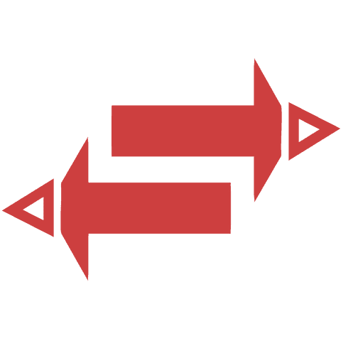 Red Double Arrows Symbol on Transparent Background - Download Free Stock Videos Pikwizard.com