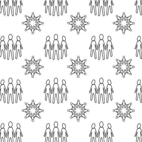 Abstract Community People Icons Pattern Transparent Background - Download Free Stock Videos Pikwizard.com