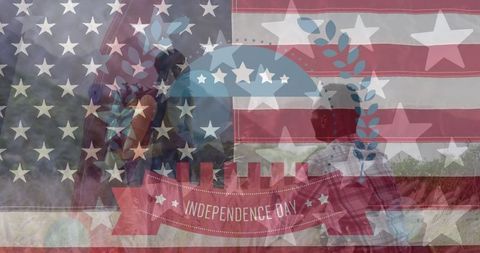 Patriotic Independence Day Celebration with USA Flag - Download Free Stock Images Pikwizard.com