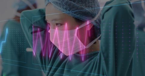 Cardiograph and Diverse Doctors Embracing Technology in Healthcare - Download Free Stock Images Pikwizard.com