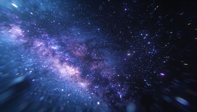 Vibrant Milky Way Core with Nebula Dust Lanes and Starfield Motion Blur