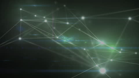 Futuristic Digital Network Connections Background