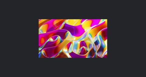 Vibrant multicolored glowing waves in motion