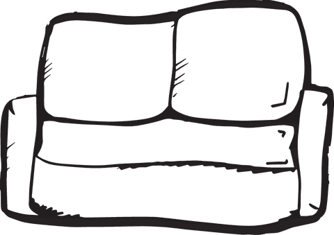 transparent couch illustration for interior design projects - Download Free Stock Videos Pikwizard.com