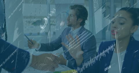 Global Teamwork Collaboration with Abstract Financial Overlay