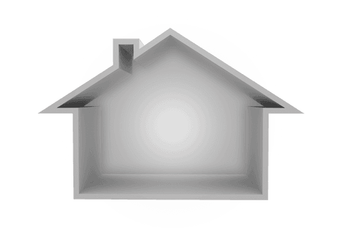 Grey Quirky House Outline on Transparent Background - Download Free Stock Videos Pikwizard.com