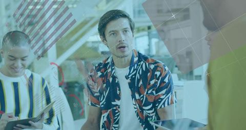 Young Creative Professional Leading Team Collaboration Meeting