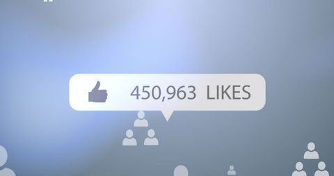 Social Media Engagement with Rising Likes and Icons - Download Free Stock Images Pikwizard.com